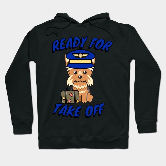 Pilot Yorkshire Terrier Hoodie by Pet Station